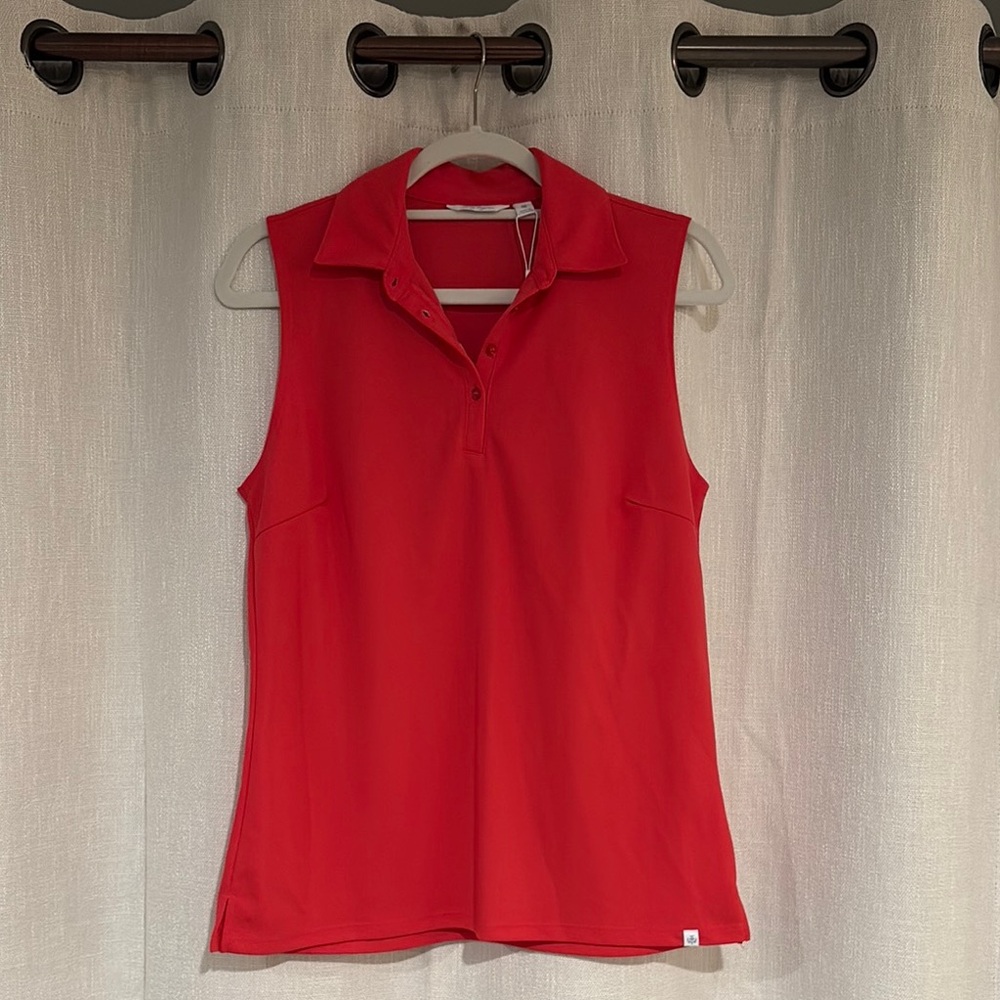 Lady Hagen Pique Sleeveless Polo